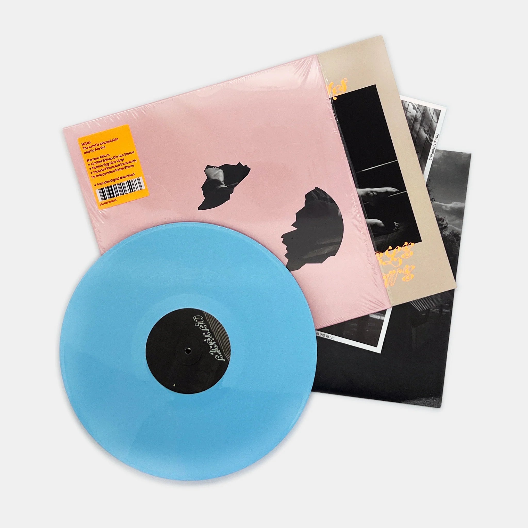 Mitski - The Land Is Inhospitable and So Are We [Indie Exclusive] [Baby Pink Die-Cut Slipcase] [Robin Egg Blue Vinyl LP]